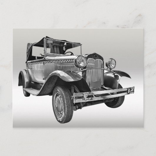 Vintage-Auto Postkarte (Vorderseite)