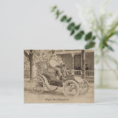 Vintage Auto Postkarte (Stehend Vorderseite)