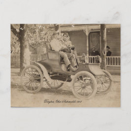 Vintage Auto Postkarte