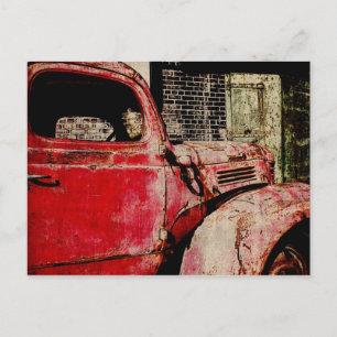 Vintage-Auto-Postkarte Postkarte