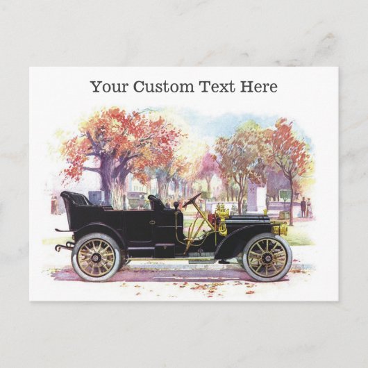 Vintage-Auto-Postkarten Postkarte (Vorderseite)