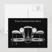 Vintage-Auto-Postkarten Postkarte (Vorne/Hinten)