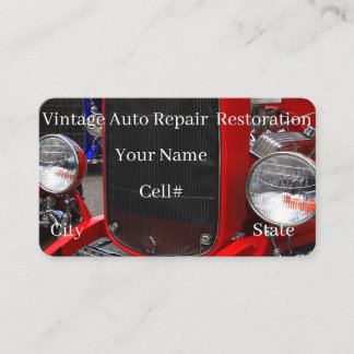 Vintage Auto Repair & Restoration Visitenkarte