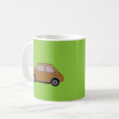 Vintage Auto Retro Kaffeetasse (Vorderseite Links)