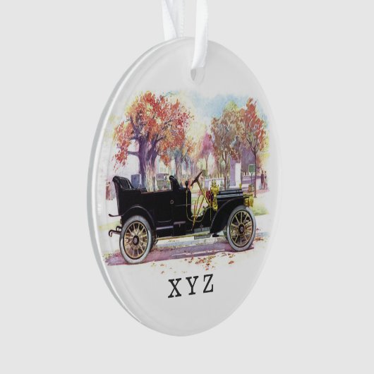 Vintage-Auto-Sonderanfertigung Ornament (Vorderseite)