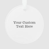 Vintage-Auto-Sonderanfertigung Ornament (Rückseite)