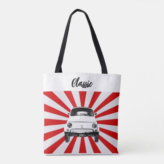 Vintage-Auto-Sonnen-Tasche Tasche (Rückseite)