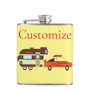 Vintage Auto und Camper Thunder_Cove Flachmann
