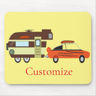 Vintage Auto und Camper Thunder_Cove Mousepad