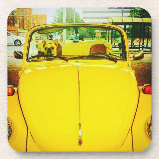Vintage Auto-Untersetzer (Set von 6) Getränkeuntersetzer (Vorderseite)