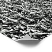 Vintage Auto verlassen in Feld Minze grünes Poster (Ecke)