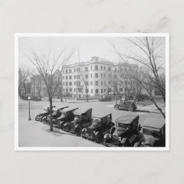 Vintage Auto vor George Washington Inn Postkarte