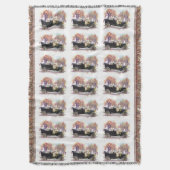 Vintage Auto werfen Decke (Vorderseite Vertikal)