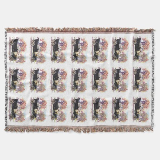 Vintage Auto werfen Decke (Vorderseite)