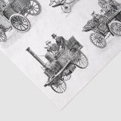 Vintage Auto Wheel-Erfindungen Dekoupage Collage Seidenpapier (Ausschnitt)