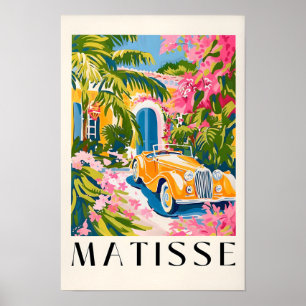 Vintage-Autoposter, Vornehme Wandkunst, Retro-Himd Poster