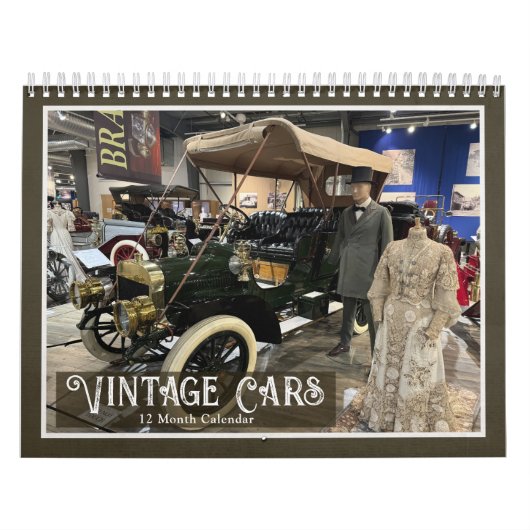 Vintage-Autos Foto Kalender (Titelbild)