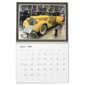 Vintage-Autos Foto Kalender (Mär 2027)
