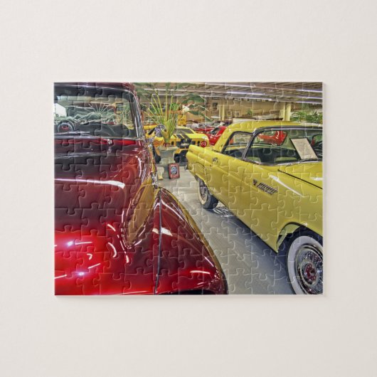 Vintage-Autos in Tallahassee Automobilmuseum Puzzle (Horizontal)