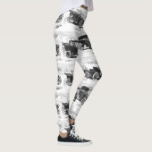 Vintage Autos Kunst Leggings (Rechts)