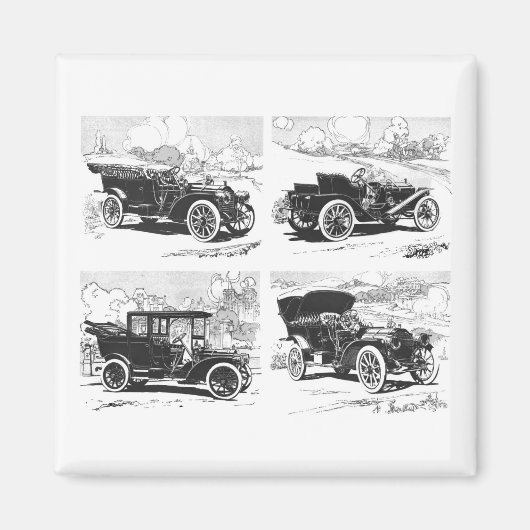 Vintage-Autos Magnet (Vorne)