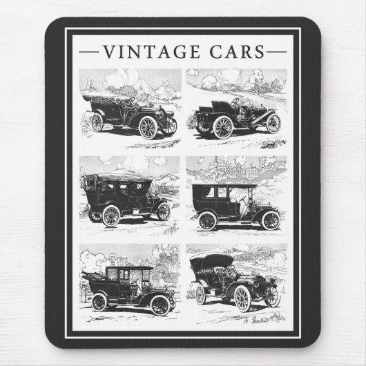 Vintage-Autos-Mauspad Mousepad (Vorne)