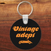 Vintage-Autos Schlüsselanhänger (Vorderseite)