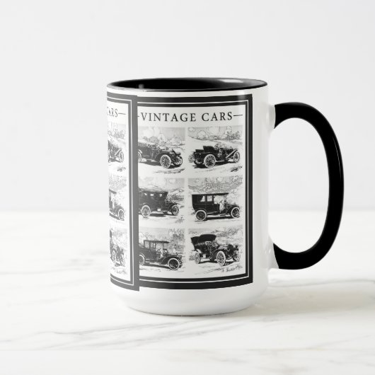 Vintage Autos Tasse (Rechts)