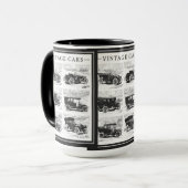 Vintage Autos Tasse (Vorderseite Links)