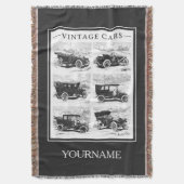 Vintage Autos Throwdecke Decke (Vorderseite Vertikal)