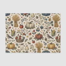 Vintage Autumn Harvest Thanksgiving