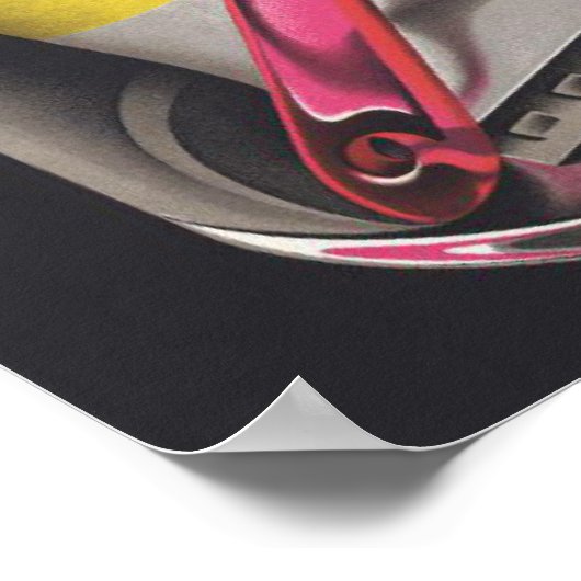 Vintage Avant-Garde-Plakatwerbung Poster (Ecke)