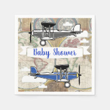 Vintage Aviator-Flugzeug und World Map Adventure