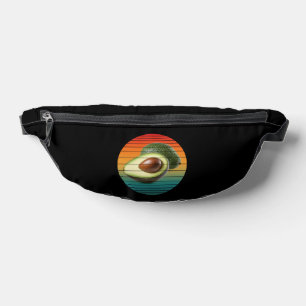 Vintage-Avocado-Frucht vegetarisches Essen Bauchtasche