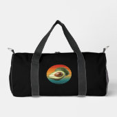 Vintage-Avocado-Frucht vegetarisches Essen Duffle Bag (Vorderseite)