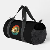 Vintage-Avocado-Frucht vegetarisches Essen Duffle Bag (Rechte Ecke)