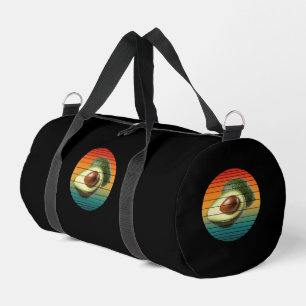 Vintage-Avocado-Frucht vegetarisches Essen Duffle Bag