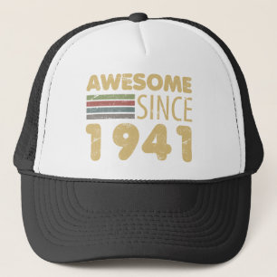 Vintage Awesome 1941 80. Geburtstag Truckerkappe