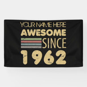 Vintage Awesome 1962 60. Geburtstag Banner