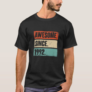 Vintage Awesome Seit 1992 30 Jahre Geburtstagsgesc T-Shirt