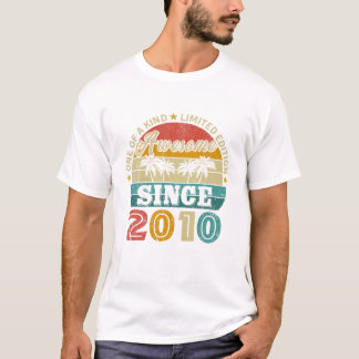 Vintage Awesome Seit 2010 Limited Edition 13. Bi T-Shirt