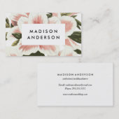 Vintage Azaleen-Geschäfts-Karten Visitenkarte (Vorne/Hinten)