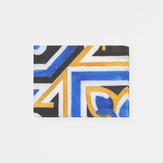 Vintage Azulejo-Mosaikfliese Portugal Post-it Klebezettel
