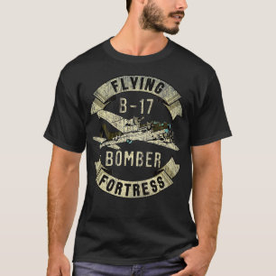 Vintage B17 Bomber WW2 Flugzeug Luftfahrt Flugzeug T-Shirt