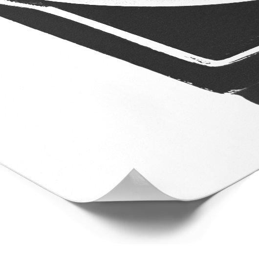 Vintage B&W-Kamera Poster (Ecke)