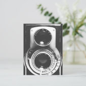Vintage B&W-Kamera Postkarte (Stehend Vorderseite)