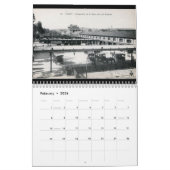 Vintage B&W Postkarten-Ansichten von Vichy Kalender (Feb 2026)