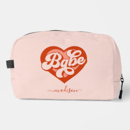 Vintage Babe-Braut als Mädchenstamm Waschbeutel