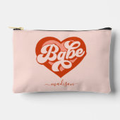 Vintage Babe-Braut als Mädchenstamm Zubehörtasche (Vorderseite)