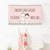 Vintage Baby-Bruder-und Banner (Insitu)